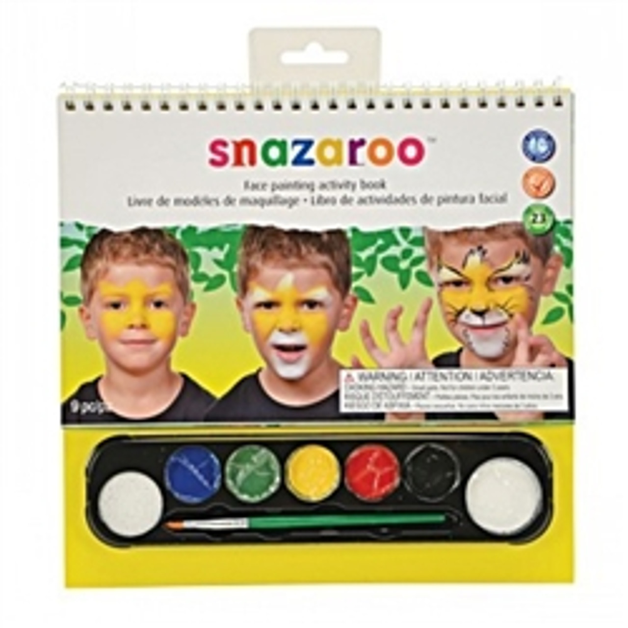 Face Painting Activity Book - Snazaroo - The Paint and Party Place